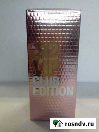 Carolina Herrera 212 VIP Club Edition EDT 80 мл Новосибирск - изображение 1