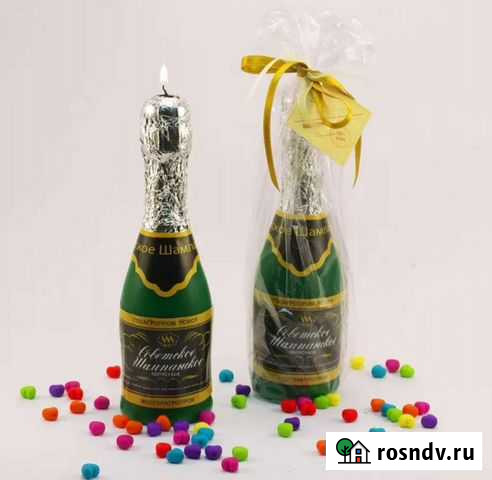 Свечи в форме шампанское СССР Магадан - изображение 1