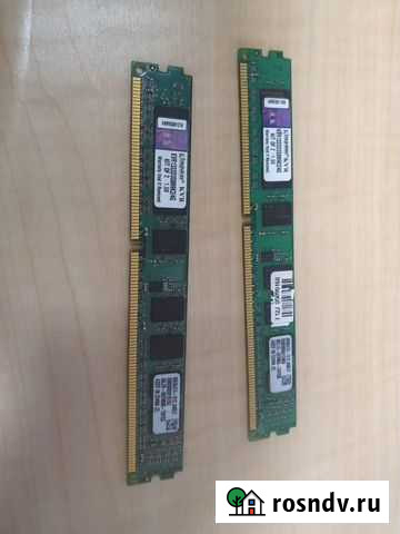 Оперативная память DDR3 kingston 2gb для пк (4gb) Москва - изображение 1