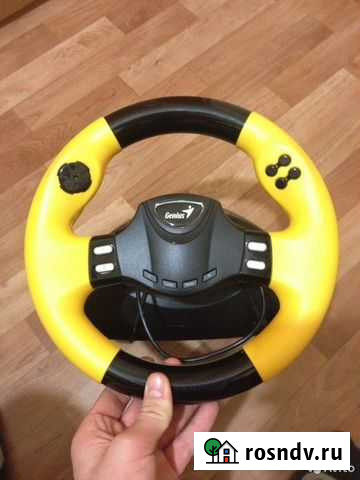 Игровой руль с педалями Genius Speedwheel RV Анапа - изображение 1