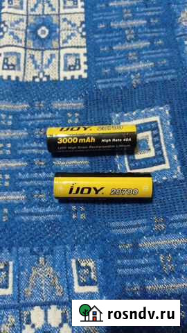 Аккумуляторные батарейки 20700 Калуга - изображение 1