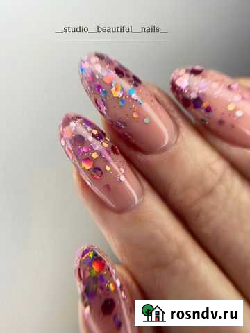 Комбинированный маникюр/наращивание ногтей Донской - изображение 1