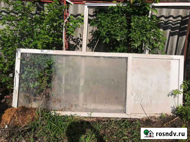 Дверь балконная пвх бу Курск - изображение 1