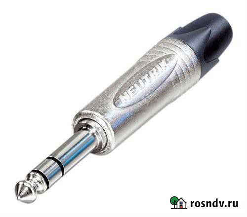 Разъем jack 6.3mm 1/4 кабельный Neutrik NP3X Новосибирск - изображение 1