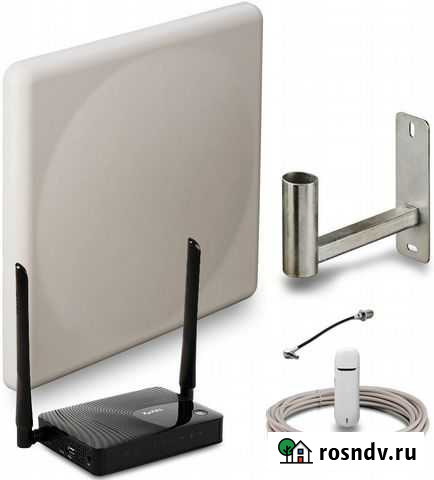 Комплект для 4G интернета (роутер+модем+антенна) Салават - изображение 1