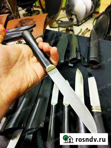 Бичак малый. Карачаевский нож. Дамаск Кисловодск - изображение 1