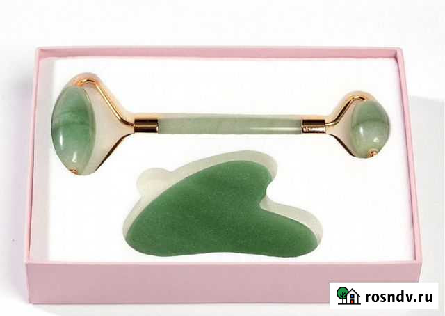 Набор (скребок Гуаша и роллер массажер) Краснодар - изображение 1