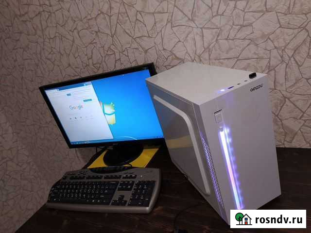 Игровой пк с монитором и клавиатурой Чапаевск - изображение 1