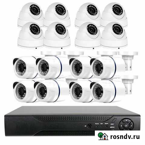 Комплект видеонаблюдения PST AHD-K16BH Калининград - изображение 1