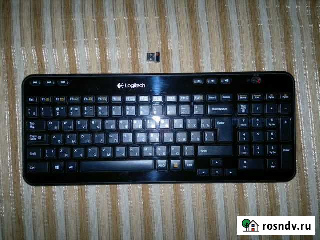 Клавиатура + мышь беспроводная Logitech отдельно Ангарск - изображение 1