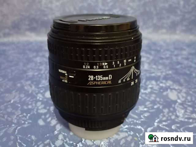 Объектив sigma28-135mmD Aspherical для nikon Снежногорск - изображение 1