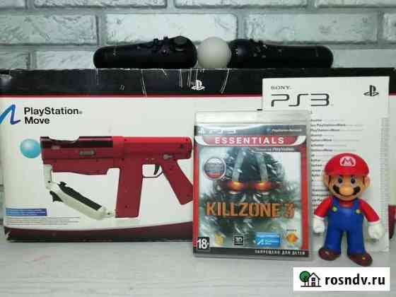 Автомат Ps3+move+контролер+игра Рязань