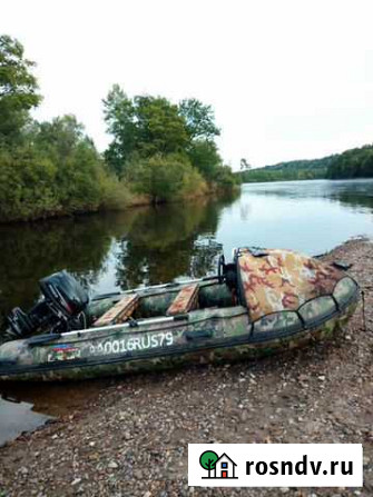 Моторная лодка Gladiator D400, мотор Hidea 30 Биробиджан - изображение 1