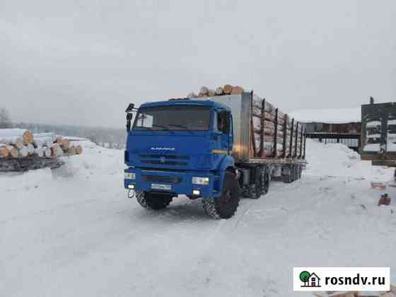 Перевозка круглого леса Лысьва
