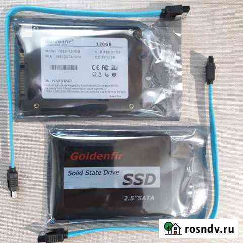 SSD Goldenfir 120 гб + SATA шлейф Хабаровск