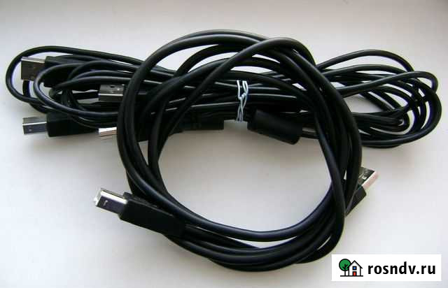 Кабель для принтера USB - USB (тип В) Бугуруслан - изображение 1