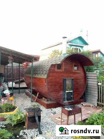 Баня-бочка круглая 3 метра из кедра Вершина Теи - изображение 1