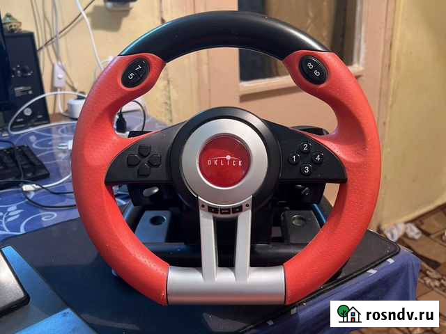 Руль и педали для пк Астрахань - изображение 1