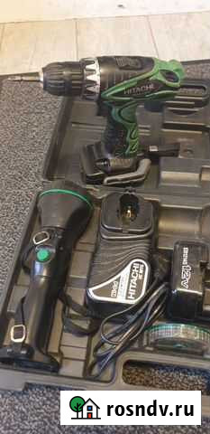 Аккумуляторная дрель-шуруповерт Hitachi DS12DVF3 Железногорск - изображение 1