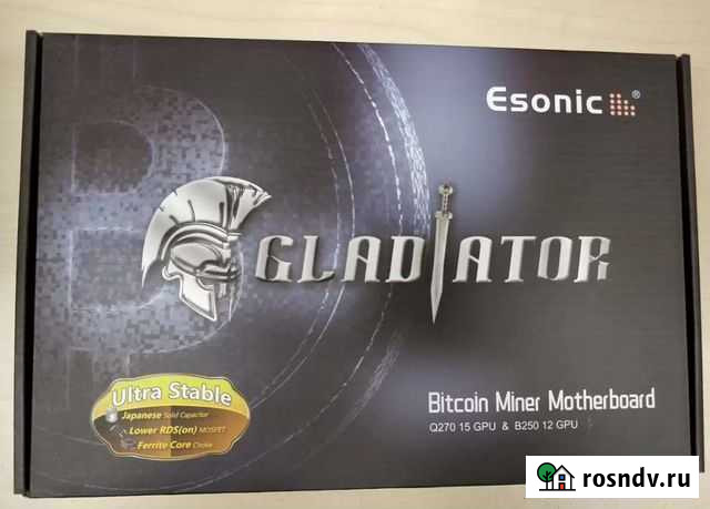 Esonic B250-BTC-Gladiator 12 x PCI-E s1151 Воронеж - изображение 1