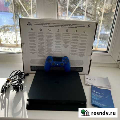 Sony PS4 Slim 1TB, полный комплект #41 Благовещенск - изображение 1