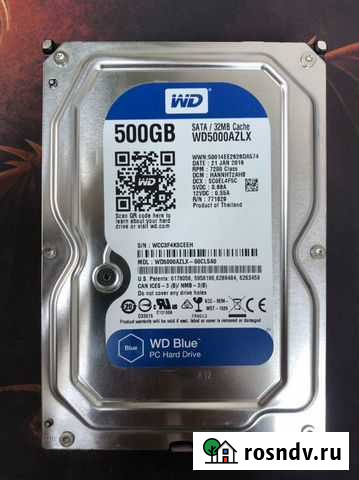 Жесткий диск WD blue 500 GB Иркутск - изображение 1
