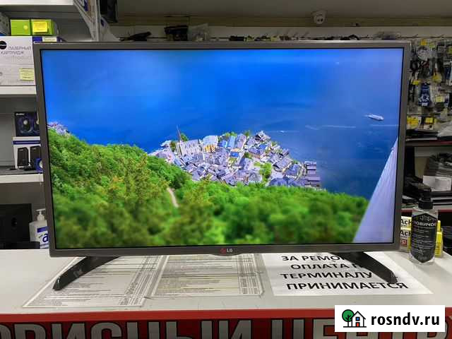 32 Телевизор LG FullHD с ножками + пульт Иркутск - изображение 1