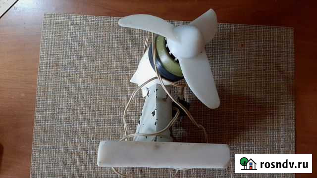 Вентилятор настольный СССР Ракета винтаж Курск - изображение 1
