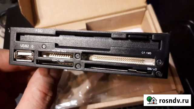 Раритетный дисковод 1.44 + cardreader Долгопрудный - изображение 1