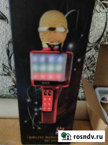 Беспроводной караоке микрофон wster ws-1828 Астрахань - изображение 1