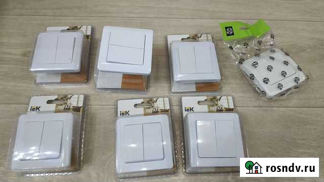 Выключатели 2х клавишные Комсомольск-на-Амуре - изображение 1