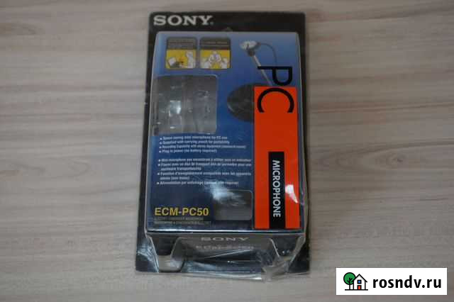 Микрофоны Sony ECM-PC50 и Sony ECM-T6 Кингисепп - изображение 1