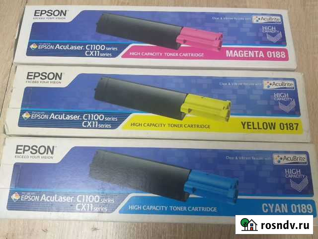Картридж для Epson C 1100/CX, 0188, 0187, 0189 Новосибирск - изображение 1