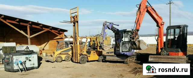 Экскаватор гидромолот гидробур,ямобур, самосвал эв Чита - изображение 1