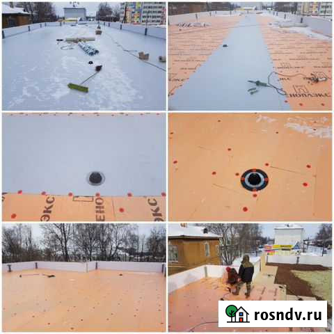 Кровельные работы монтаж пвх мембраны,наплавка Киров - изображение 1