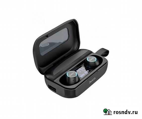 Беспроводная гарнитура Hoco ES37 наушники черные Новосибирск - изображение 1