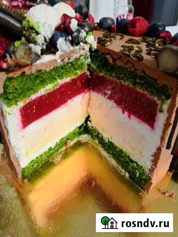 Торт Мята Шпинат Малина Лимонный Чизкейк Санкт-Петербург - изображение 1