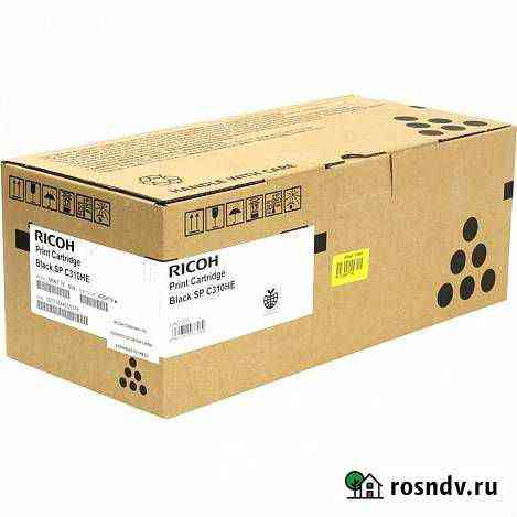 Картридж лазерный Ricoh SP C310HE Black, новый Самара