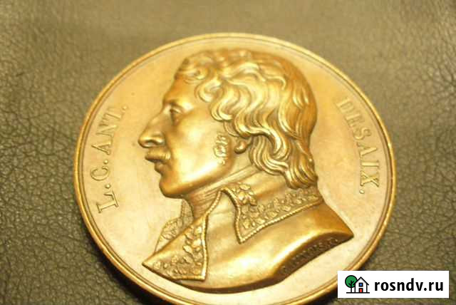 Настольная медаль Франция 1820 год Всеволожск - изображение 1