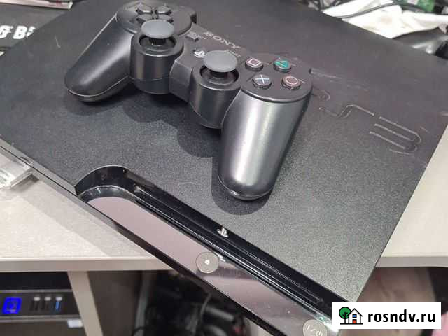 Прoшитая PS3 Slim 120Gb + 14 игр Чита - изображение 1