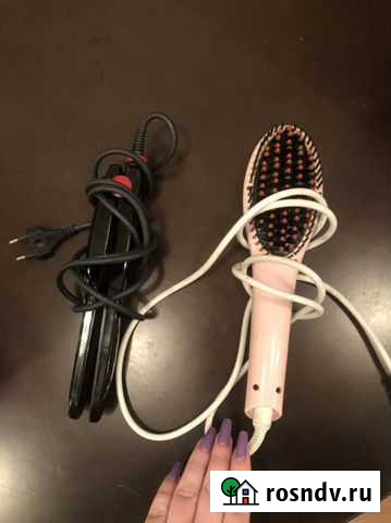 Утюжок для волос расчёска для волос Челябинск - изображение 1