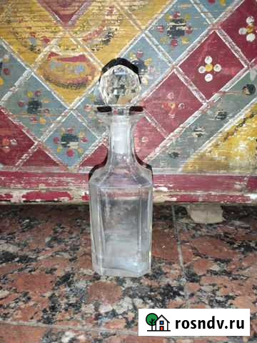 Флакон стекло старинный Воронеж - изображение 1