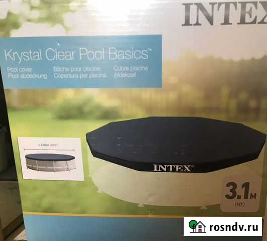 Тент на каркасный бассейн,надувной 305 см Смоленск - изображение 1