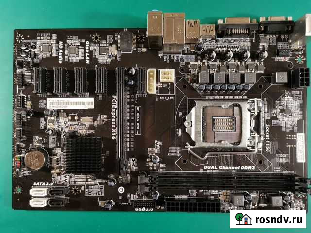 1150 Colorful H81A-BTC майнит 5 карт Краснознаменск - изображение 1