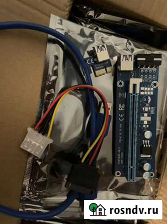 Райзер pci e x16 ver.006s molex Красноярск - изображение 1