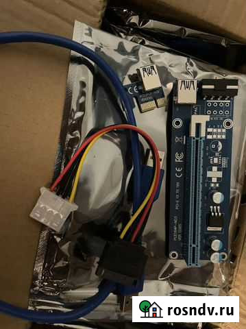 Райзер pci e x16 ver.006s molex Красноярск - изображение 1