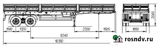 Полуприцеп бортовой Нефаз 9334, 2021 Саратов - изображение 1