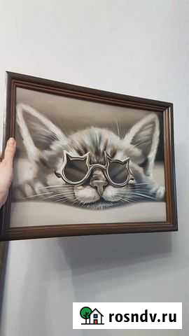 Картина маслом Кот Дубна - изображение 1