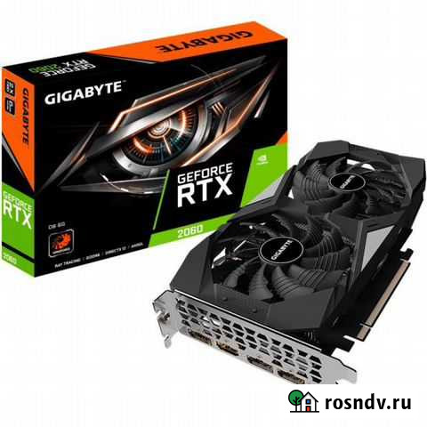 Видеокарта RTX 2060 GV-N2060D6-6GD 2.0 Калуга - изображение 1