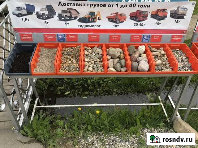 Песок, пгс, щебень, гравий-инертные материалы Вологда - изображение 1